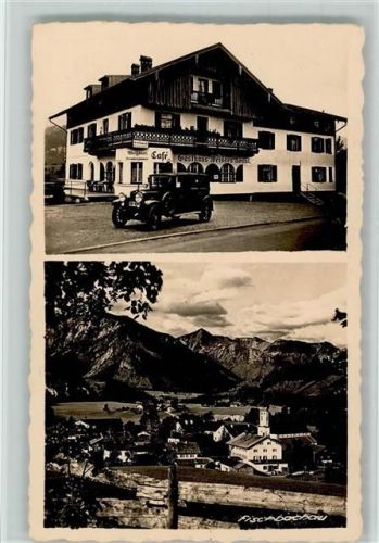 Fischbachau Gasthaus Weisses Rössl Ortsansicht 2-Bildaufnahme