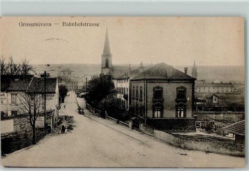 Moyeuvre-Grande 1918 Bahnhofstraße Feldpost WK I Landwehr-Infanterie Regiment Nr 57 18. Kompagnie