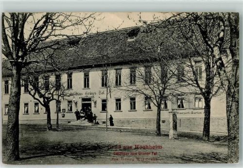 Hochheim Gasthaus zum Grünen Tal Briefkasten