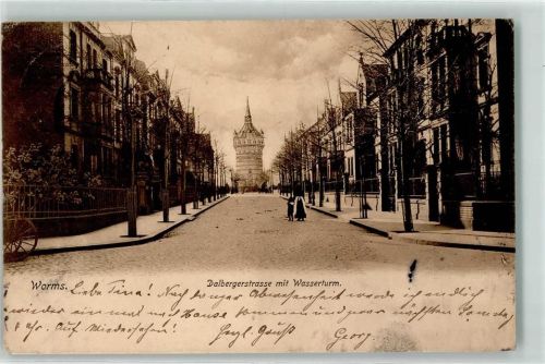67547 W6520 Worms 1904 - Dalbergerstraße Wasserturm