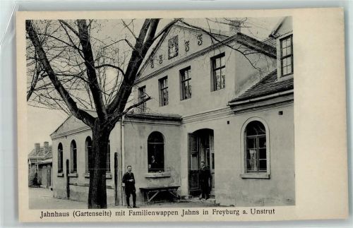 Freyburg Jahnhaus mit Familienwappen Jahns
