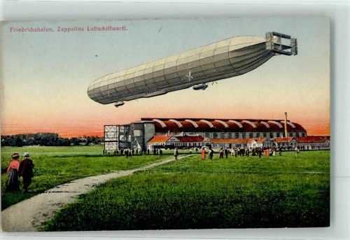 Friedrichshafen Luftschiffwerft und Zeppelin