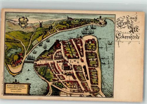 Eckernförde Alt- Eckenförde anno 1580
