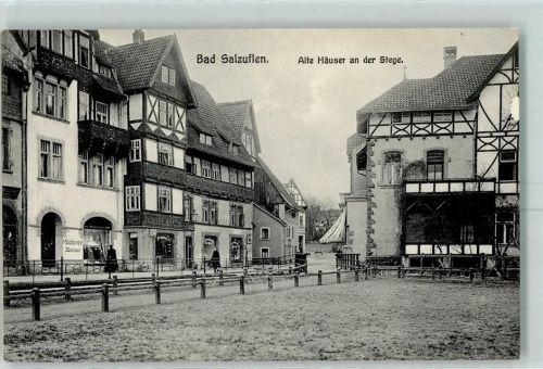 32105 W4902 Bad Salzuflen - Alte Häuser an der Stege