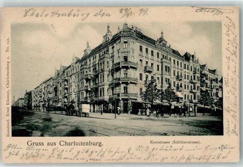 Charlottenburg 1899 Kantstraße (Schlüterstraße)