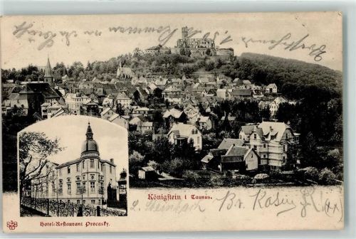 Königstein Hotel Procasty Burgruine Königstein