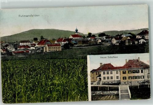 Ruhmannsfelden 1910 Neues Schulhaus