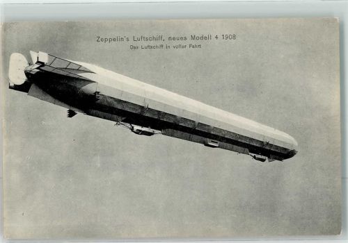 1908 Neues Modell 4 in voller Fahrt AK