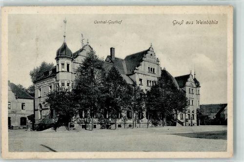 Weinböhla Central-Gasthaus Bahnpost Leipzig-