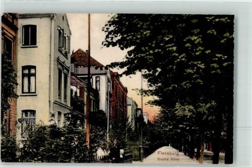 Flensburg 1909 Stuhrs Allee