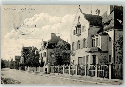 Erlangen 1909 Schillerstraße