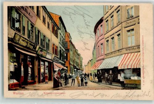 Worms 1903 Kämmererstraße