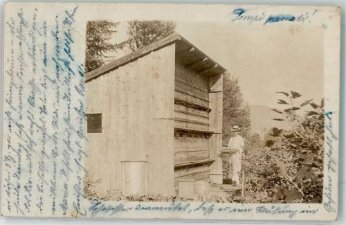82405 W8129 Wessobrunn Privatfoto AK Notopfer Marke Ort handschriftlich