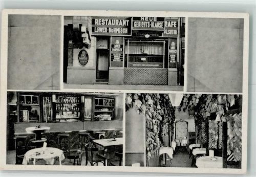 Charlottenburg Gasthaus Neue Gerichtsklause Gastraum Theke Emailleschild