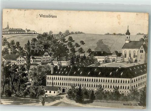 Wessobrunn 1908 Kloster Wessobrunn