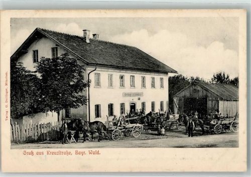 Kreuzstraßl Gasthaus Fuhrwerke Scheune