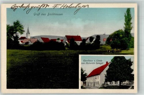 Bachhausen 1912 Gasthaus zur Linde