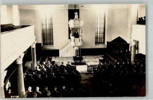 Erlangen Gottesdienst Kaserne Ort handschriftlich