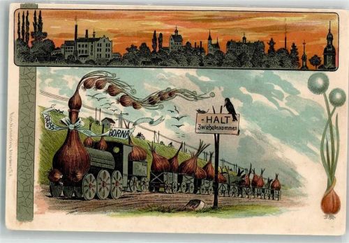 Borna 1903 Zwiebelexpress Rabe Zwiebel