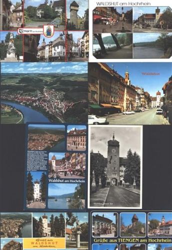 Waldshut-Tiengen Lot mit 10 div AK