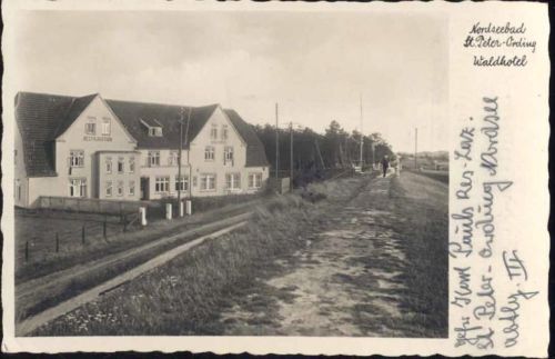 1943 St. Peter-Ording, Waldhotel,O. Waldmann