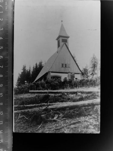 57399 W5942 Oberhundem GLASNEGATIV Kapelle