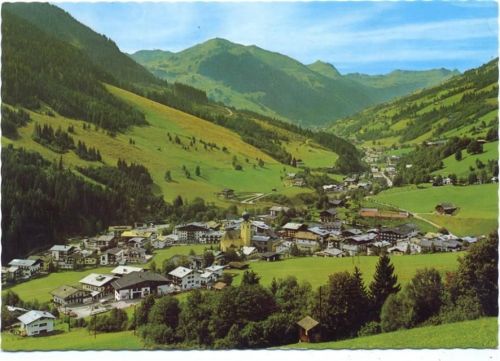 1680 Saalbach im Salzburger Land, gezackter Rand,Tauernverlag AKU1