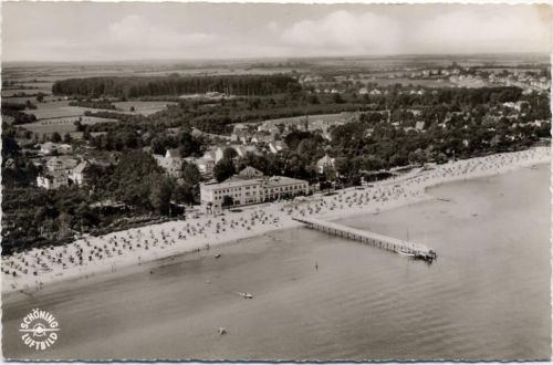 um 1955/65 Timmendorfer Strand, Ostseeheilbad, Ansicht,Schöning & Co