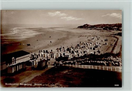 Norderney Blick auf den Strand Strandkörbe