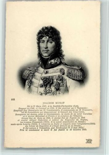 ND Phot. Nr. 103 Joachim Murat