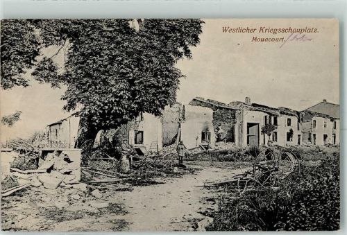 Mouacourt WK I zerstörte Gebäude