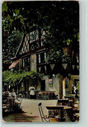 Strasbourg 1908 Bauernhaus-Orangerie