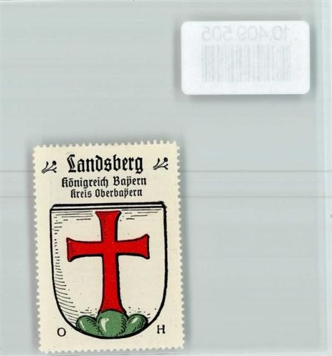 Landsberg Vignette Wappen Kaffee Hag ca 1920-1940