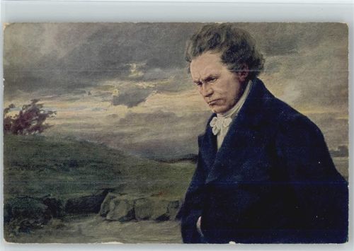 1916 mit finsterem Gesicht beim Spaziergang - sign Wulff
