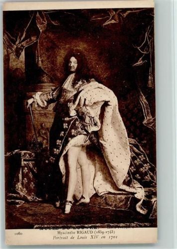 Portrait de Louis XII 1701 mit Hermelinmantel Pelz