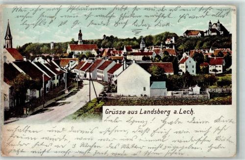 86899 W8910 Landsberg a. Lech 1903 - Kirchen
