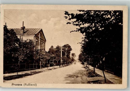 Pruschany Pruzana 1916 Foto AK Feldpost WK I Nr. 255
