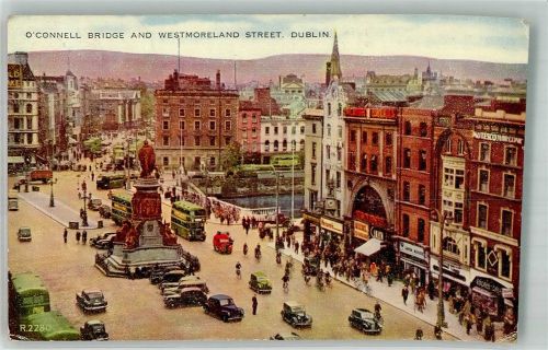 Dublin Denkmal Auto Omnibus O´Connell Bridge