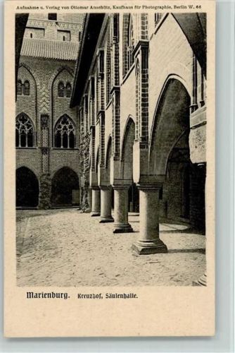 Marienburg Malbork - Kreuzhof Säulenhalle