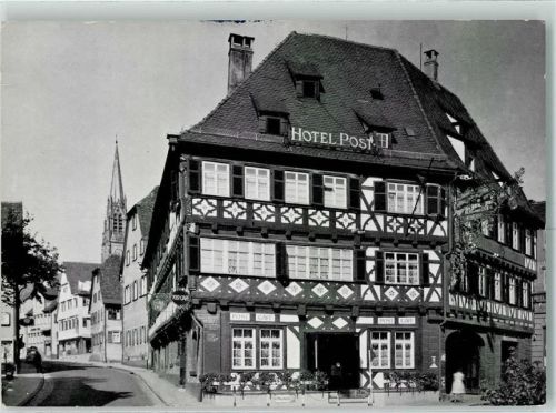 Nagold Hotel Post Werbe-Antwort