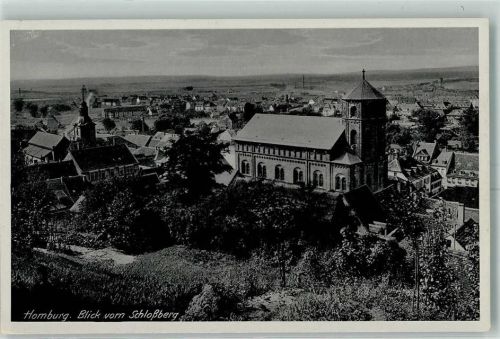 Homburg Dom Blick vom Schlossberg Bahnpost Neudorf 352