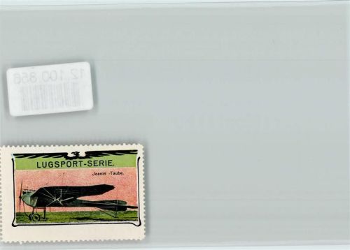Reklamemarke - Flugsport Serie - Jeanin Taube Flugwesen
