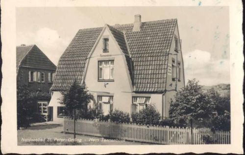 um 1930/40 St. Peter-Ording, Pension Haus Tannenblick
