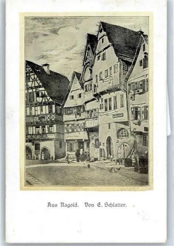 Nagold Künstlerkarte, Altstadt