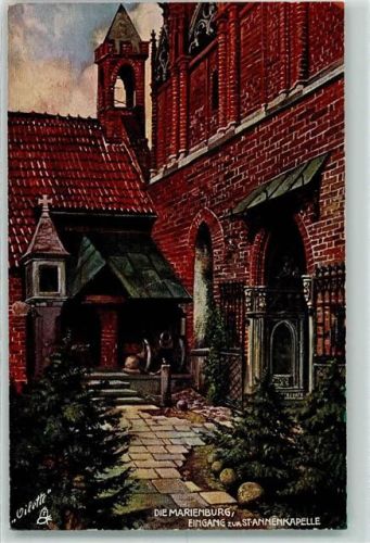 Marienburg Malbork - Eingang zur St. Annenkapelle AK
