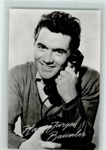Hans Jürgen Bäumler mit Telefon , gute Erhaltung
