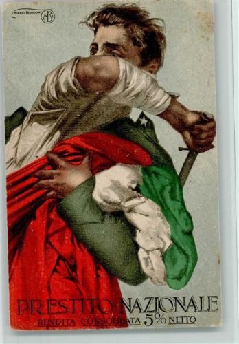 Italien - Prestito Nazionale - Fahnenträger mit einem Schwert