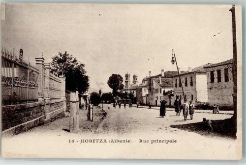 Tirana 1918 Rue principale Koritza