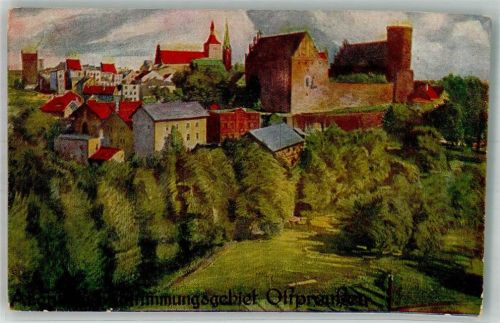 Marienburg Schloss Abstimmungsgebiet Ostpreußen
