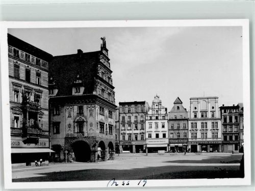 Neisse Nysa FOTO KEINE AK Kämmereigebäude Juwelier Dalisch Kaufhaus Central-Bazar